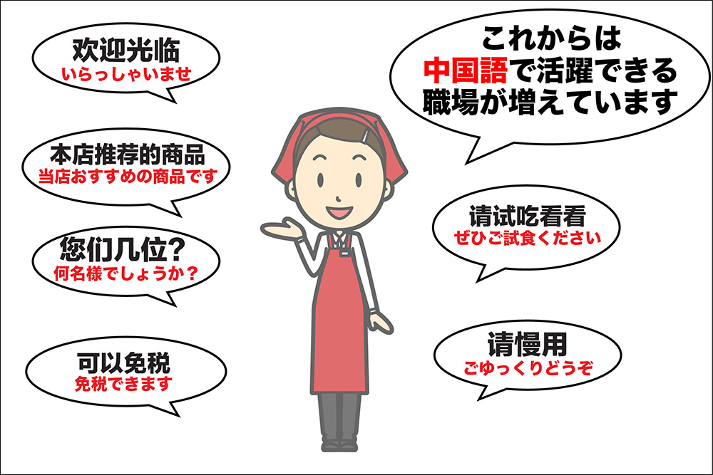 これからは中国語で生きていく 中国語接客を学んで仕事に活かそう 中国語でインバウンド接客